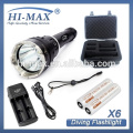 Hi-Max wiederaufladbare 18650 Cree XM-L2 LED 1200 Lumen helle Licht Fackel